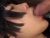 Tiny tits Aoi Ichigo passionately blows a hard pole picture 72