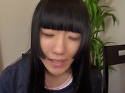 Hot Aoi Ichigo gets her pretty face filled with a creamy load