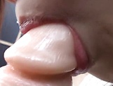 Cock craving Hasegawa Rui taste cum after giving head picture 13