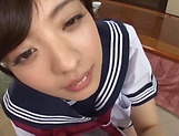 Fujii Arisa likes it doggy after riding dick picture 50
