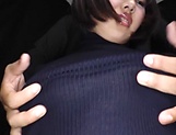 Short haired Akane Aoi showcases her firm perky tits