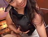Amazing Tokyo milf with huge boobs Oda Mako gets cum on tits