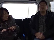 Japanese married woman fucked in the car