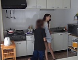 Nasty couple make out passionately at the kitchen picture 45