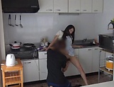 Nasty couple make out passionately at the kitchen picture 60