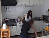 Nasty couple make out passionately at the kitchen picture 61