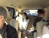 Juicy Japanese milf featured in a sleazy car sex picture 14