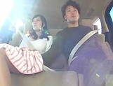 Juicy Japanese milf featured in a sleazy car sex picture 19