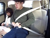 Juicy Japanese milf featured in a sleazy car sex picture 47