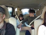 Juicy Japanese milf featured in a sleazy car sex picture 52