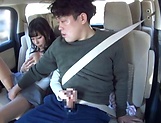 Juicy Japanese milf featured in a sleazy car sex picture 61