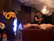 Superb milf enjoys a wild massage bonking