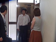MILF Mizukawa Kaede fucks with a hot dude gets caught on cam