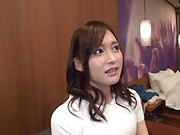 Uehara Mizuho ,has her  small tits teased