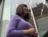 Kinky Asian milf gives a steamy blowjob indoors