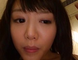 Get to see this hot Asian milf teasing her puffy clit