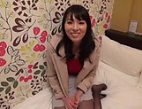 Japanese brunette got cum on body