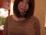 Busty Japanese amateur sucks hard before being fucked picture 12