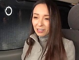 Perfect Japanese car sex with one amateur honey picture 13