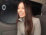 Perfect Japanese car sex with one amateur honey picture 5