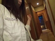 Smashing Rena Sakaguchi enjoys sucking dick hard