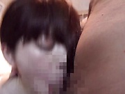 Japanese married woman gets drilled deep