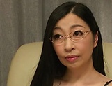 Sexy Akiyama Miho enjoys a lot of cock sucking and sex