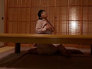 Late night fantasy solo masturbation by Ryouko Murakami