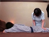 Japanese mature is giving a dick massage picture 14