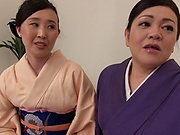 Japanese lesbians use pink sex toys to achieve orgasm