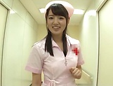 Nurses sharing fat cock in sexy Japanese POV play picture 5