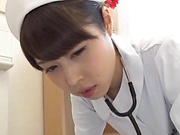Naughty nurse has her sexual thirst quenched