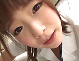 Alluring Japanese nurse bounces on cock like a crazy cowgirl