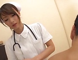 Naughty nurse gets rid of her sexual desires picture 24