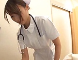 Naughty nurse gets rid of her sexual desires