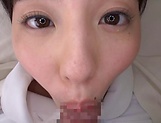 Egami Shiho giving a sensual blowjob to this cock picture 53