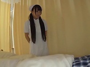 Tokyo nurse pleasures multiple dicks