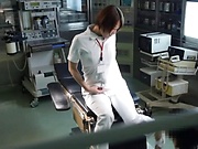 Hot curvaceous nurse gets her tight twat licked and drilled