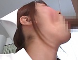 Fantastic Japanese nurse gives a blowjob and swallows cum in pov picture 146