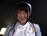 Amazing Japanese nurse is being naughty picture 5