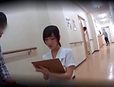 Beautiful Asian nurses in kinky hand job scene indoors picture 31