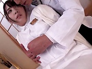 Japanese nurse likes to wear stockings