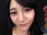 Horny love Mitsuna Rei gets her creamy snatch jizzed