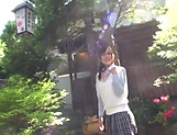 Hot Japanese schoolgirl got a good fuck picture 12