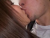Beautiful Mizuki Miri in a passionate kissing scene picture 26