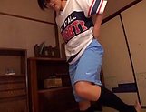 Short-haired Japanese teen fucks with an experienced guy picture 88