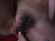 Japanese lady with small tits got fucked