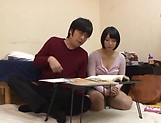 Nice sleazy babe Miku Abeno satisfies her insatiable pussy
