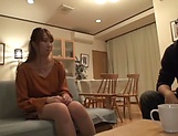 Japanese milf has perfectly shaved pussy