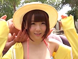 Horny model Sakura Kizuna  with tiny tits drilled hard picture 20